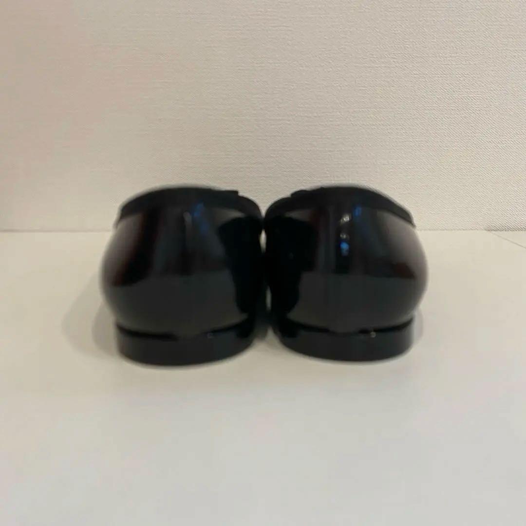 【極美品】レペット サンドリオン フラット バレエシューズ レイン エナメル 黒