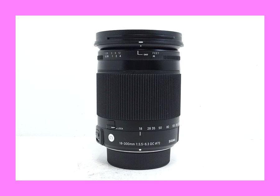 【めちゃ便利】 SIGMA 18-300mm F3.5-6.3 DC OS