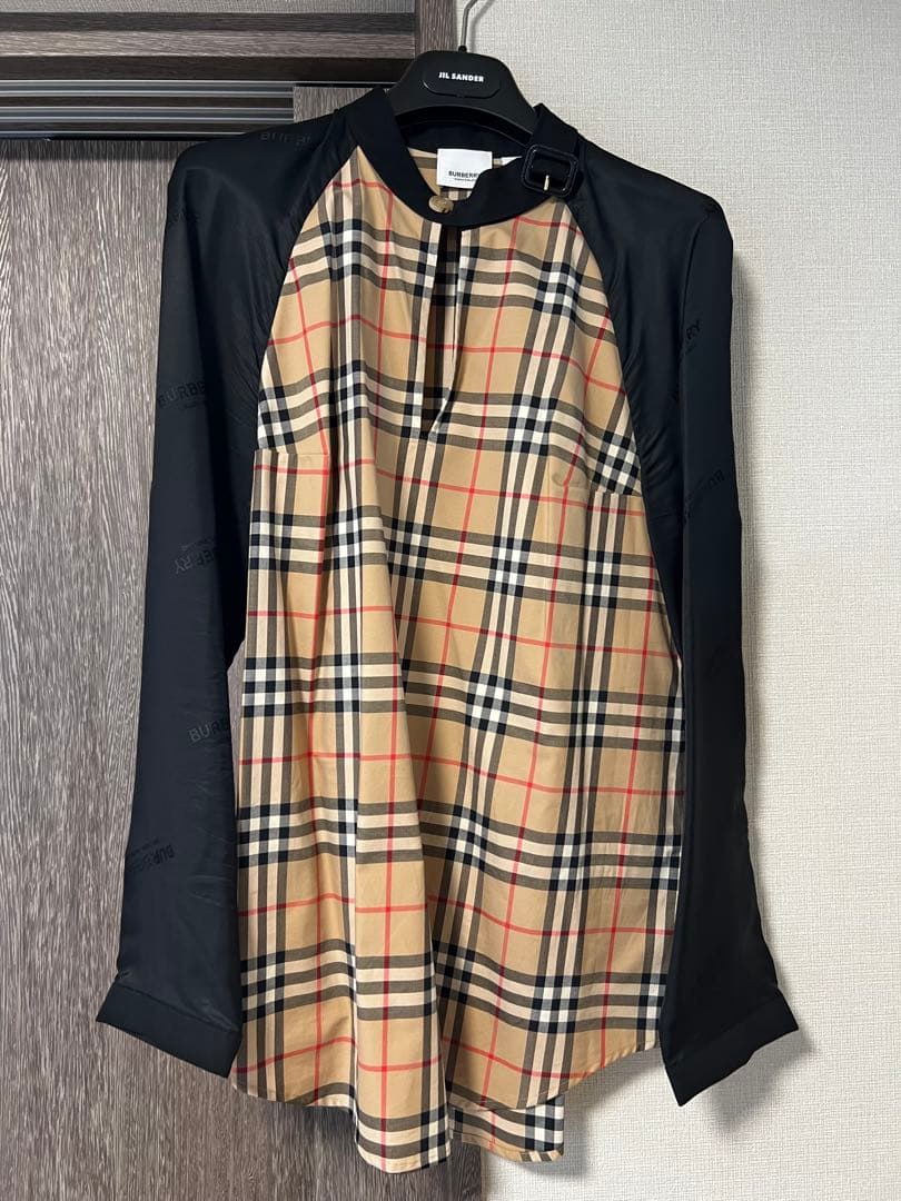 BURBERRY チェック柄 長袖トップス S