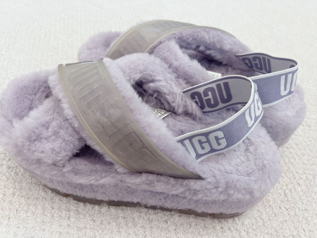 UGG ファー スライドサンダル　アグ　厚底