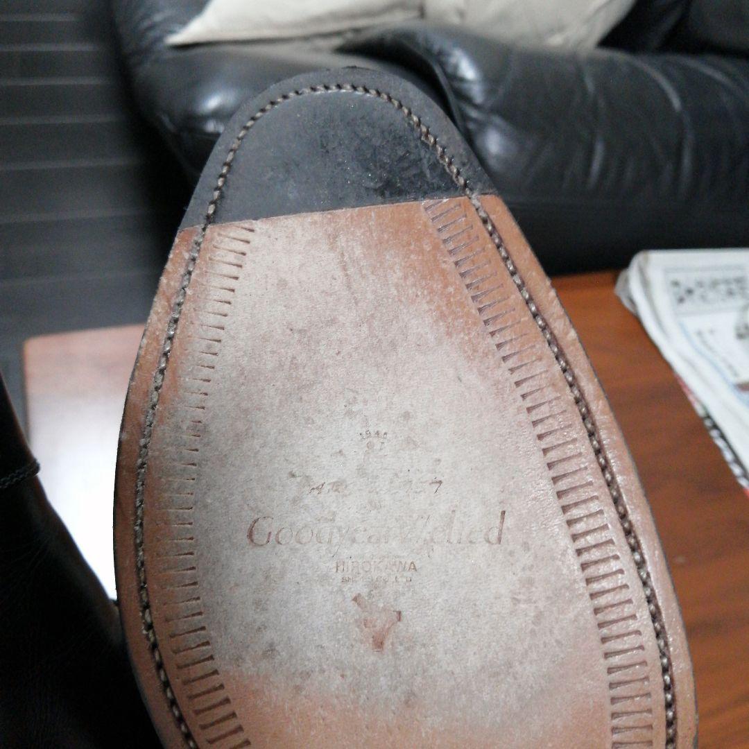 ダブルモンク 26.5cm スコッチグレイン