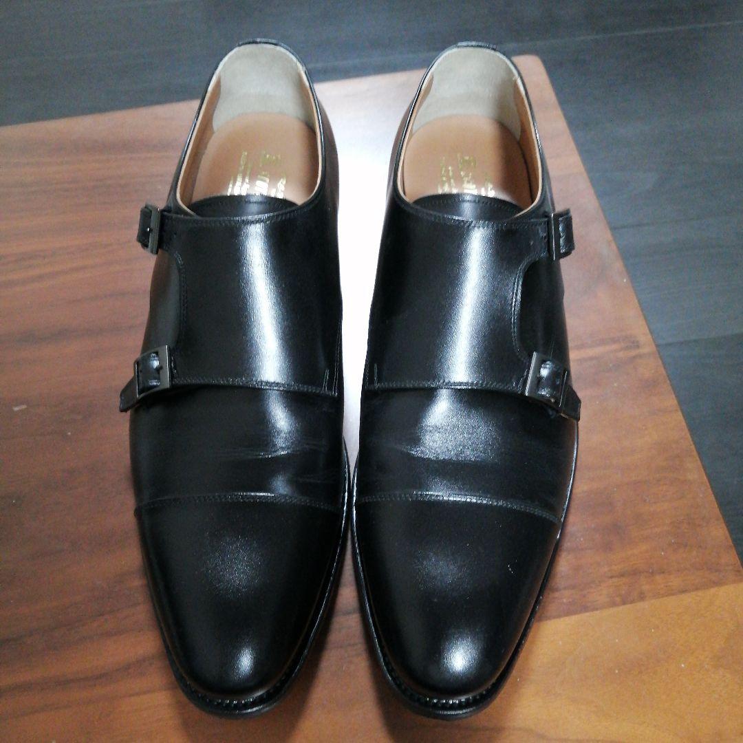 ダブルモンク 26.5cm スコッチグレイン