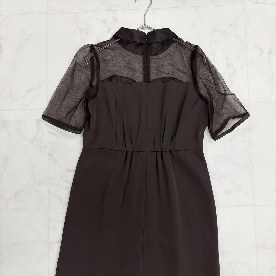 【訳あり】etoll. エトル　Iライン　ドレス　のみ　刺繍ペプラムビスチェなし