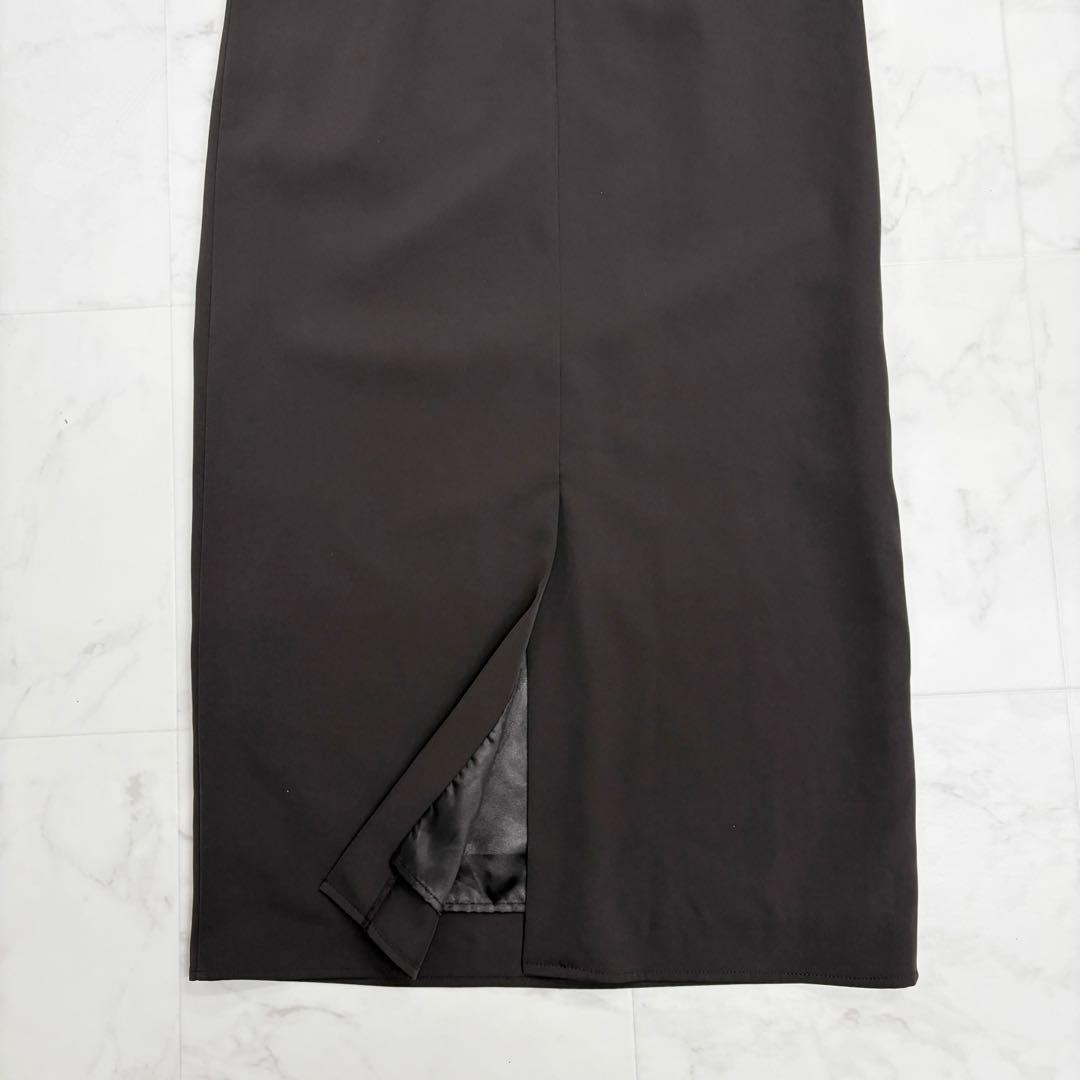 【訳あり】etoll. エトル　Iライン　ドレス　のみ　刺繍ペプラムビスチェなし