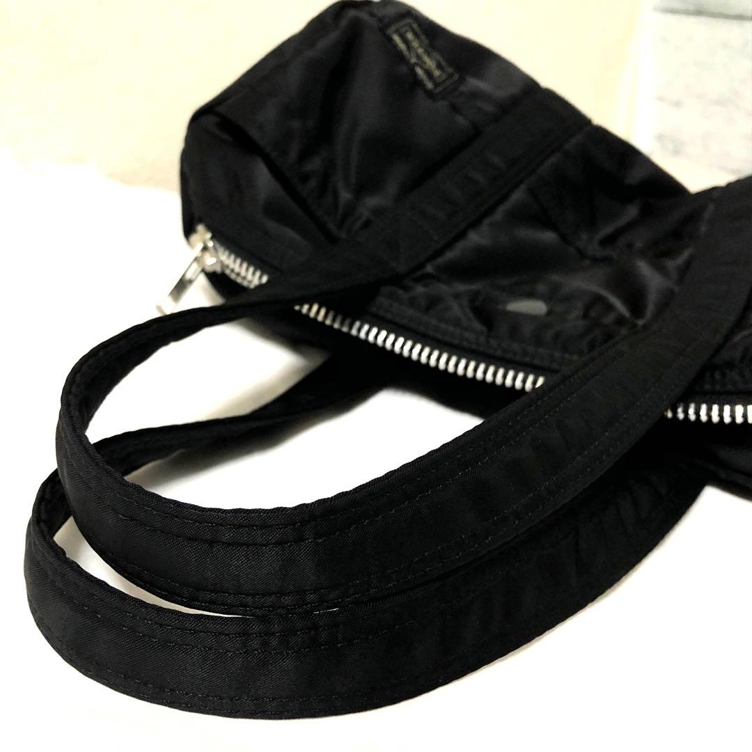 未使用級✨ポーター タンカー ミニダッフルS ハンドバッグ ドラムバック 黒