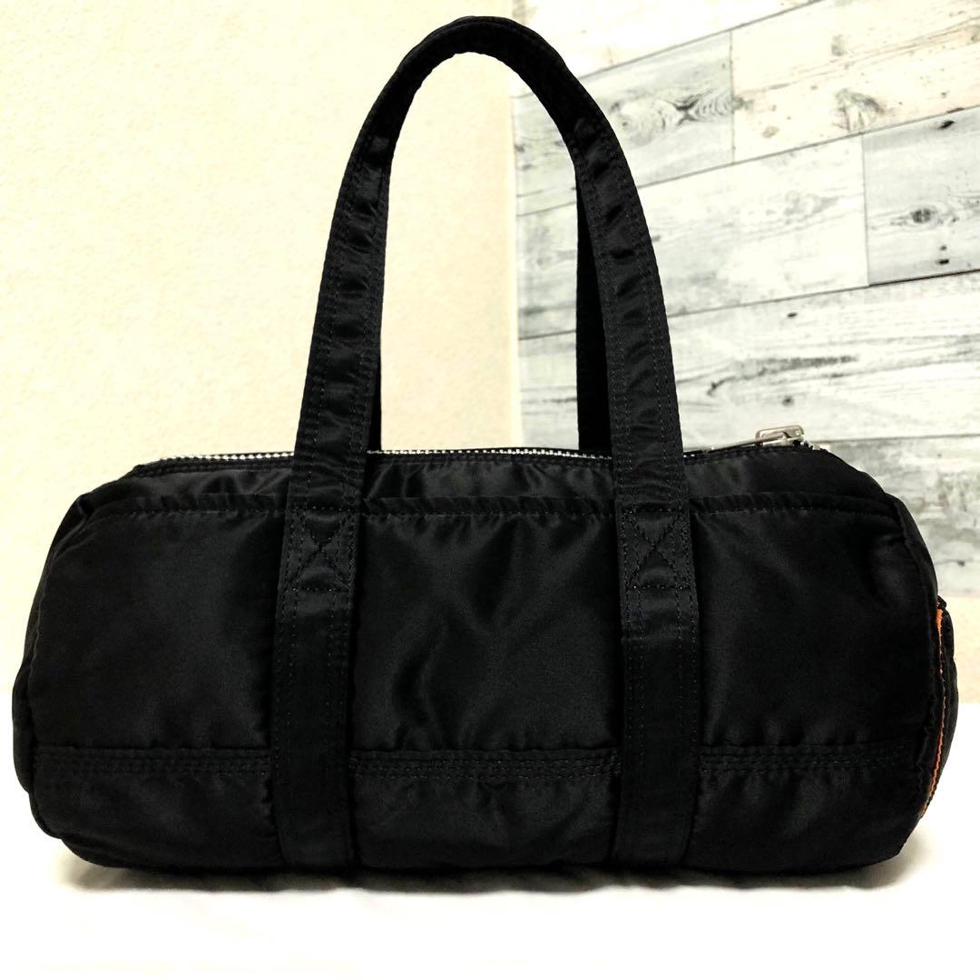 未使用級✨ポーター タンカー ミニダッフルS ハンドバッグ ドラムバック 黒