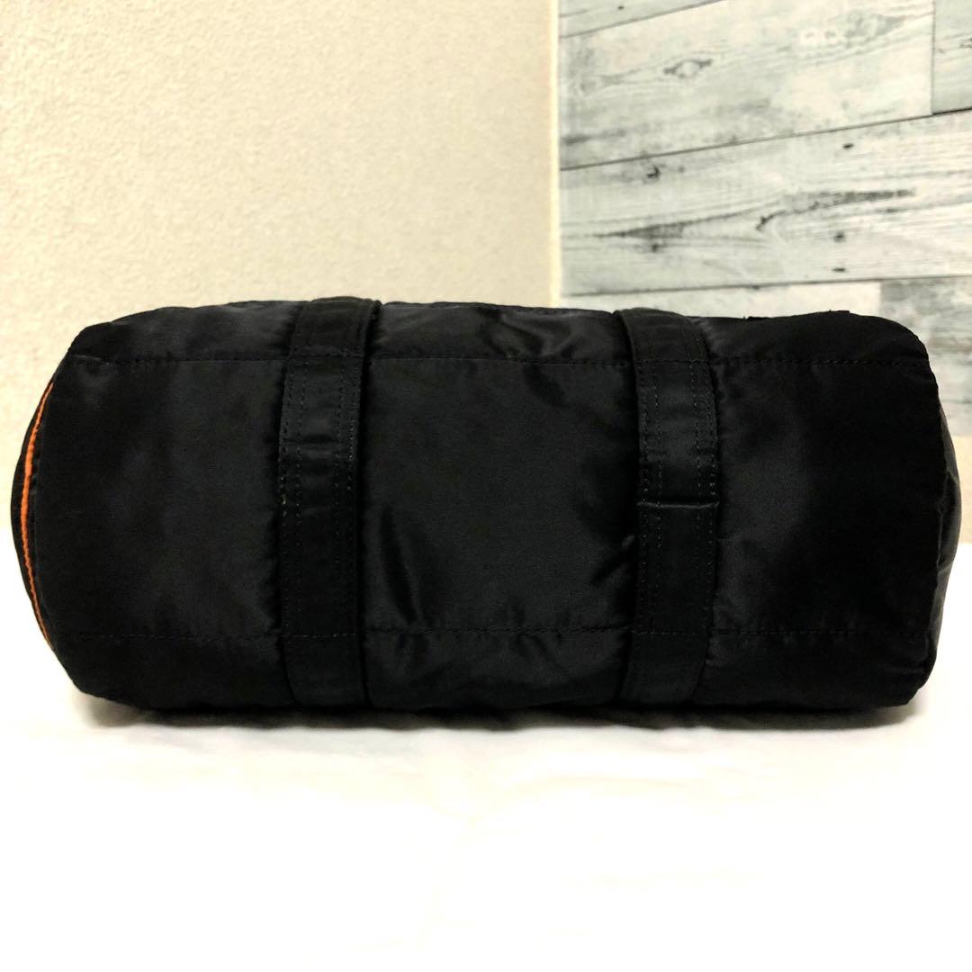 未使用級✨ポーター タンカー ミニダッフルS ハンドバッグ ドラムバック 黒