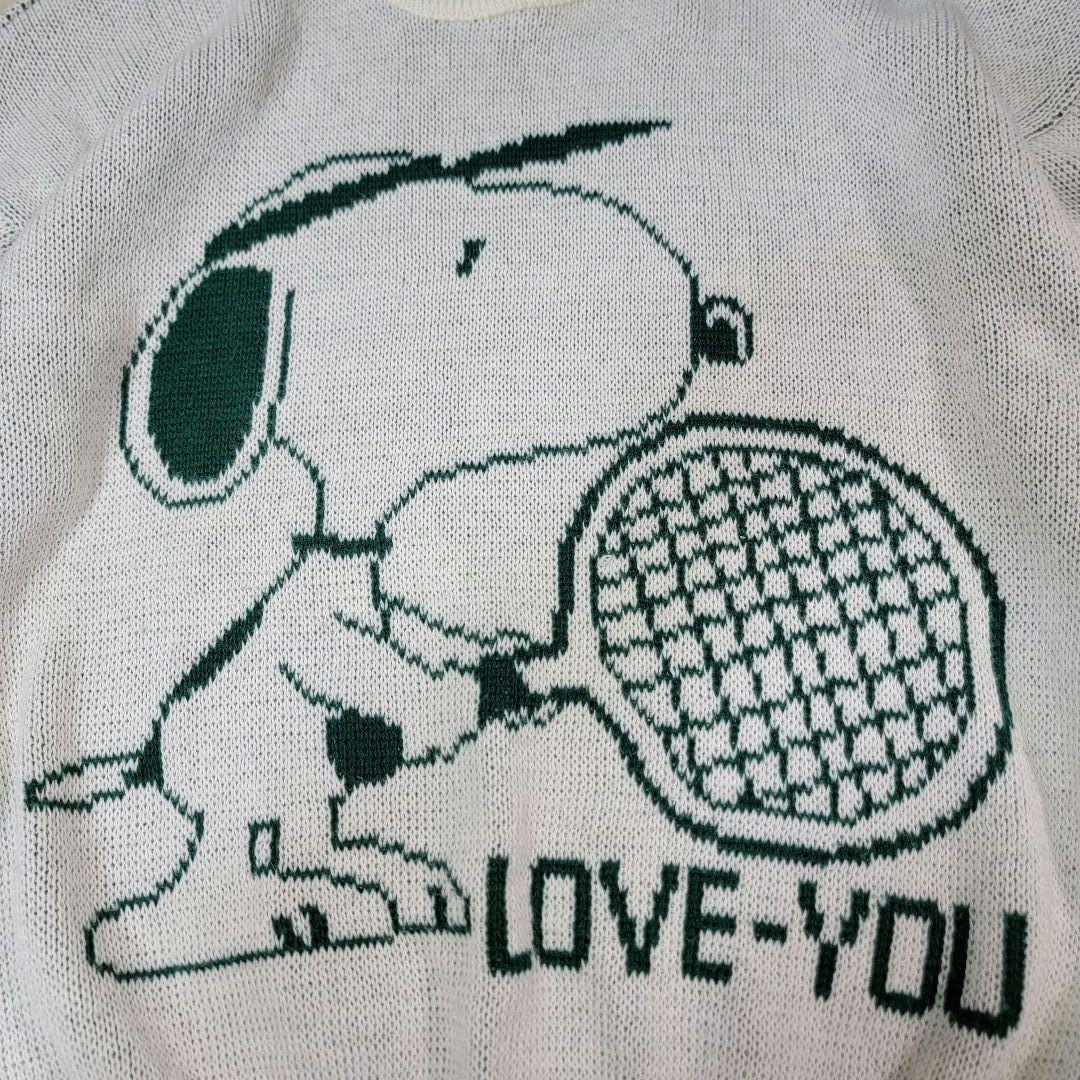 ミント級 80S USA製 CLIFF ENGLE スヌーピー テニス セーター