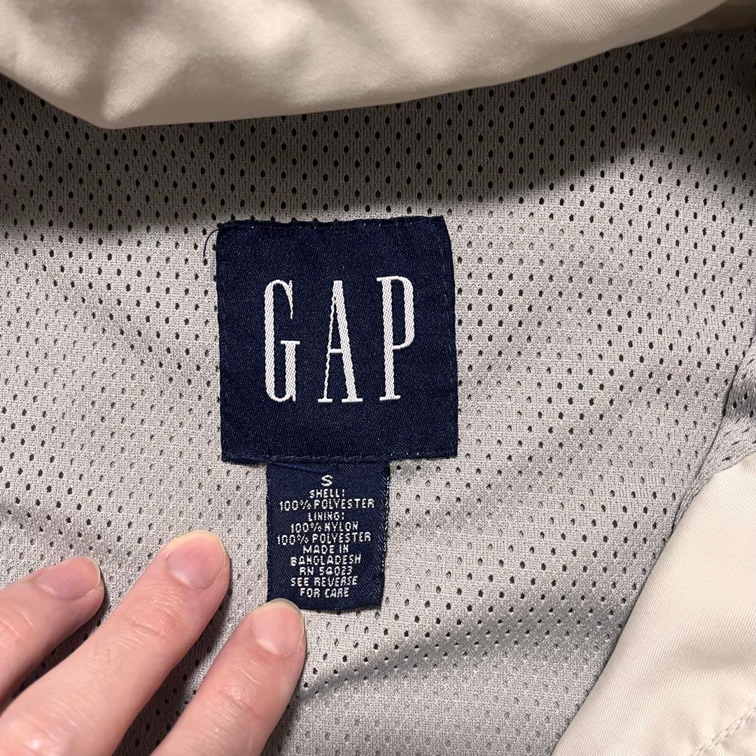 90s OLD GAP アノラックパーカー ホワイト S