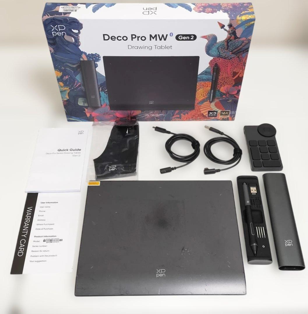 【動作確認済】XPPen DecoProMW（Gen 2）9x6インチ