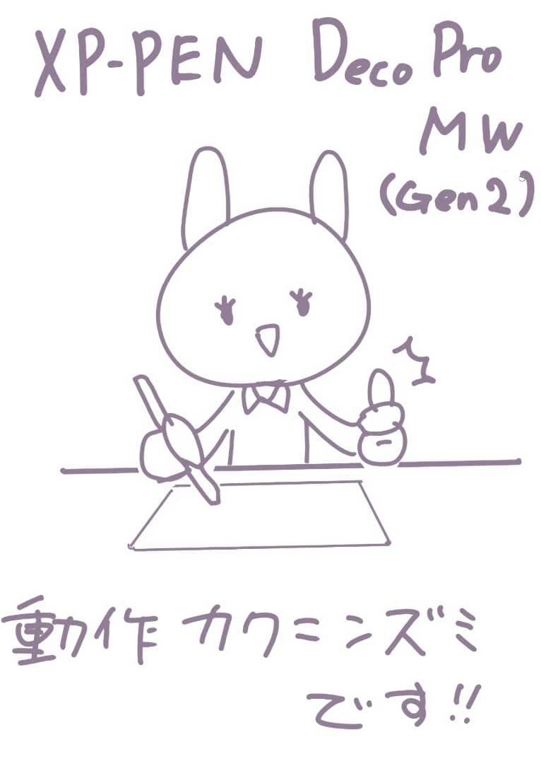 【動作確認済】XPPen DecoProMW（Gen 2）9x6インチ