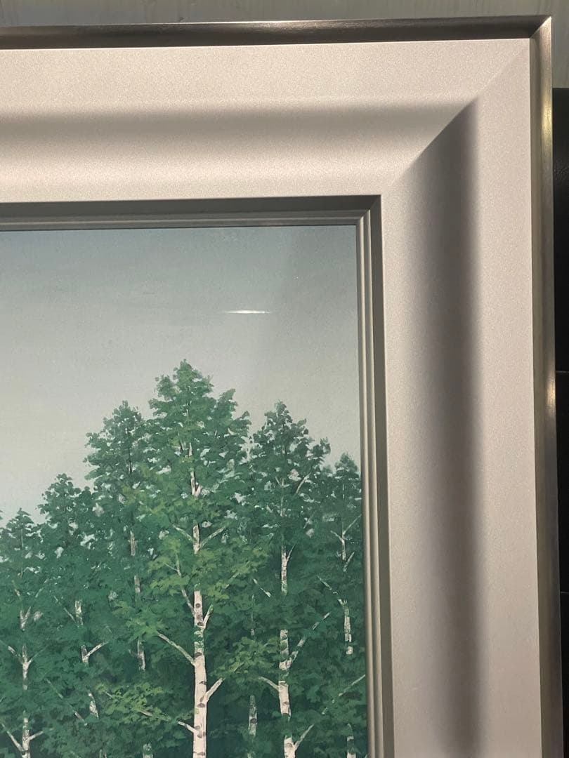 新品　実力作家　遠山幸男　【緑韻】日本画　1０号　共シール