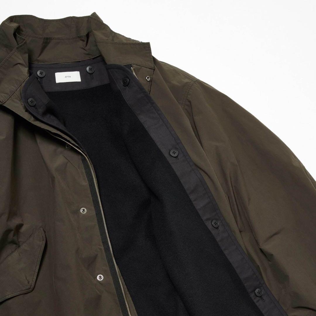 [別注モデル] ATON AIR VENTILE SHORT MODS COAT