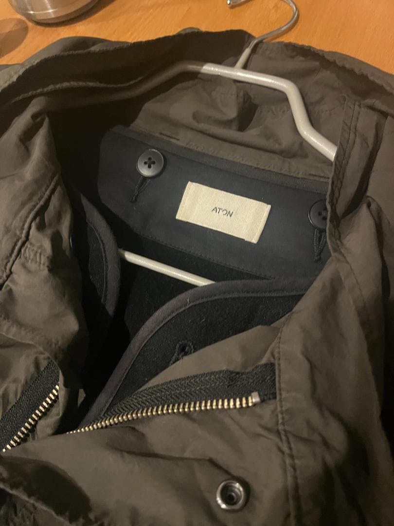 [別注モデル] ATON AIR VENTILE SHORT MODS COAT