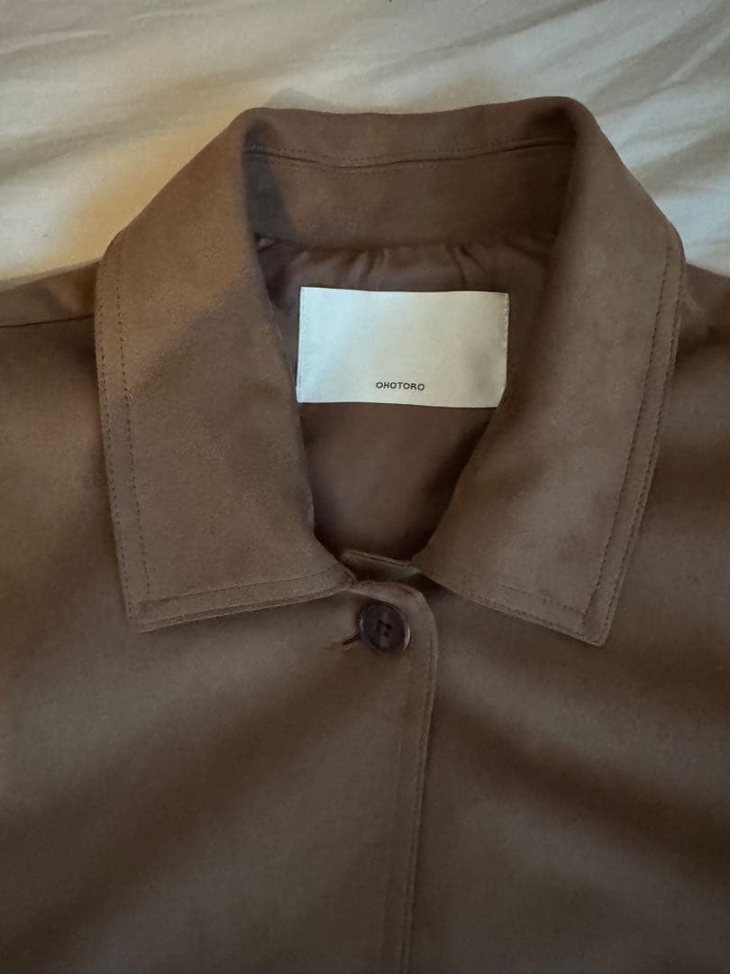 OHOTORO Henry Suede Jacket ブラウン フリーサイズ