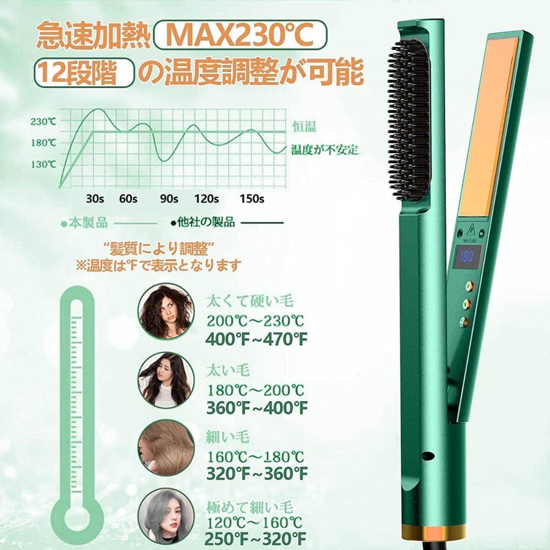2wayサロン仕様❣海外対応＆素早く思い通りにヘアスタイリング♪❤ヘアアイロン