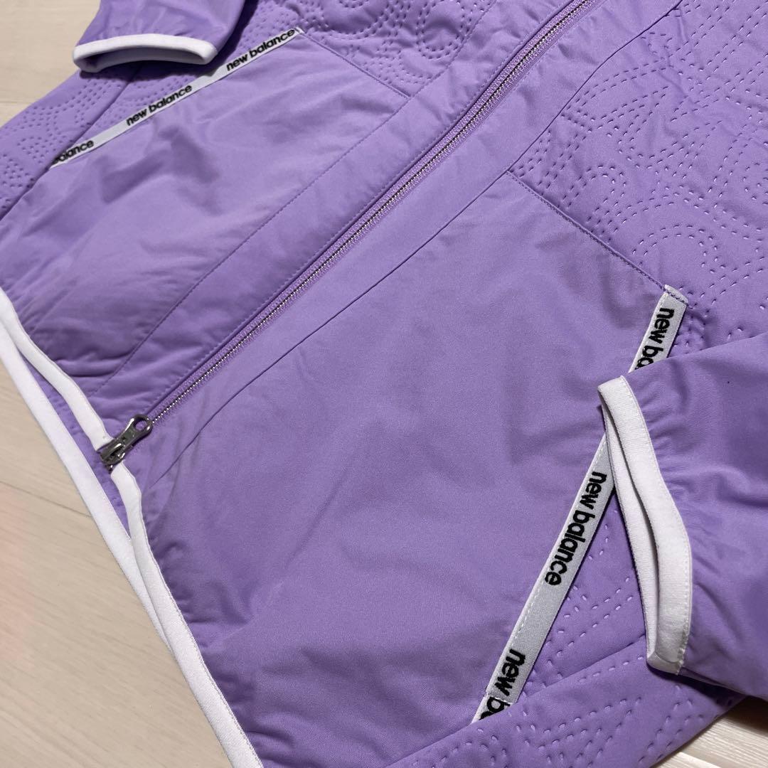 まーめ ニューバランス ゴルフ レディース キルト フルジップ フーディー