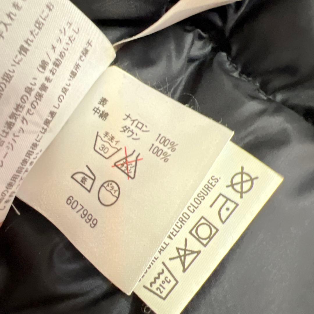 【良品】ザ ノースフェイス♪ヌプシ ダウンベスト 700フィル M