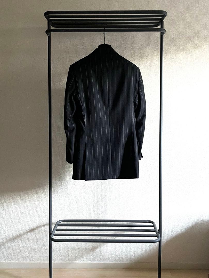 ジャケット・アウター GUCCI CHALK STRIPED SETUP BLACK 44R
