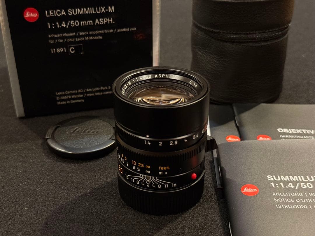 【極美品】LEICA SUMMILUX-M 50mm f/1.4 ASPH.