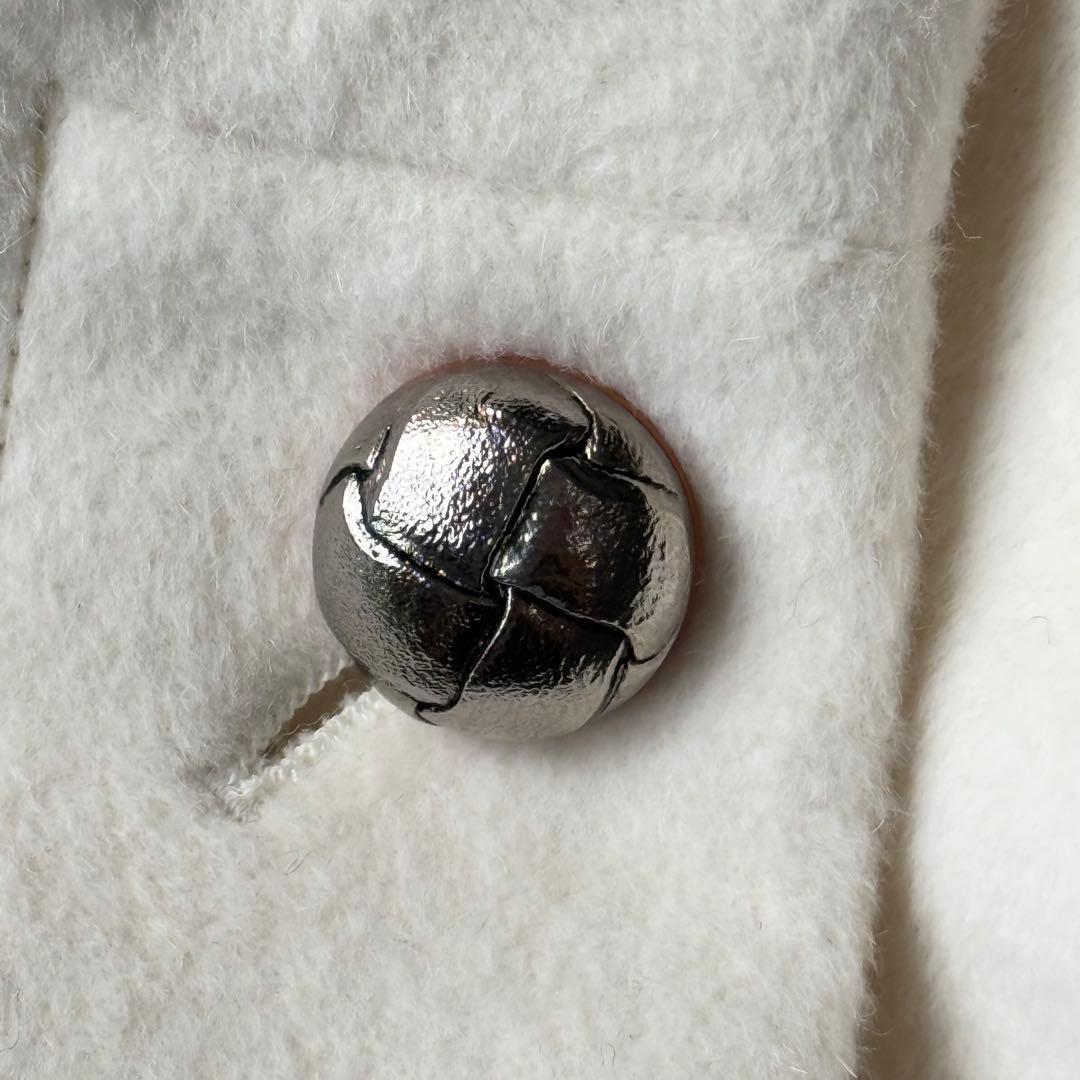 ヴィヴィアンタム ウール ロングコート アンゴラ混 0 ホワイト 美品 希少