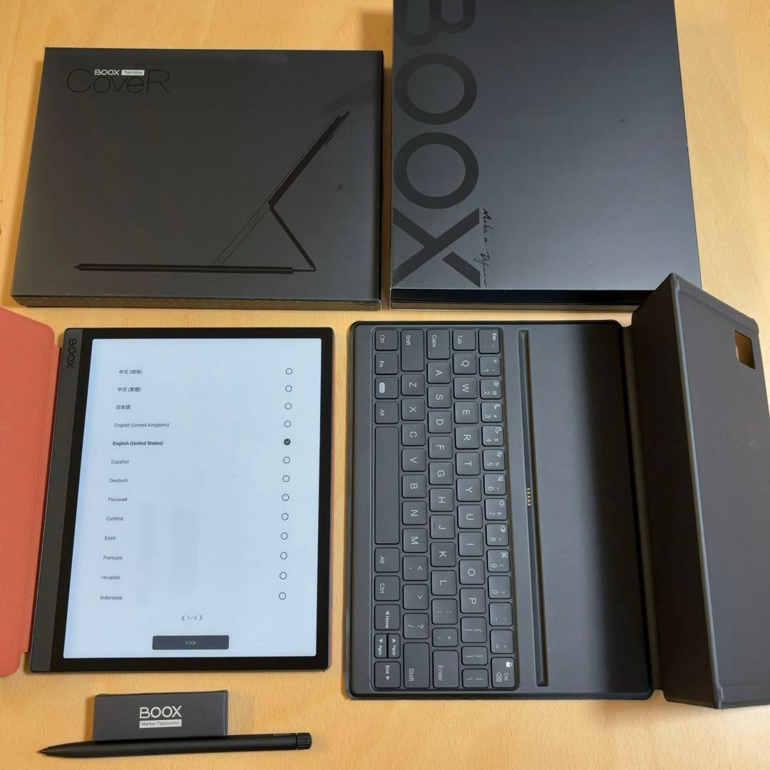 BOOX Tab Ultra C 10.3インチカラー電子ペーパー キーボード付