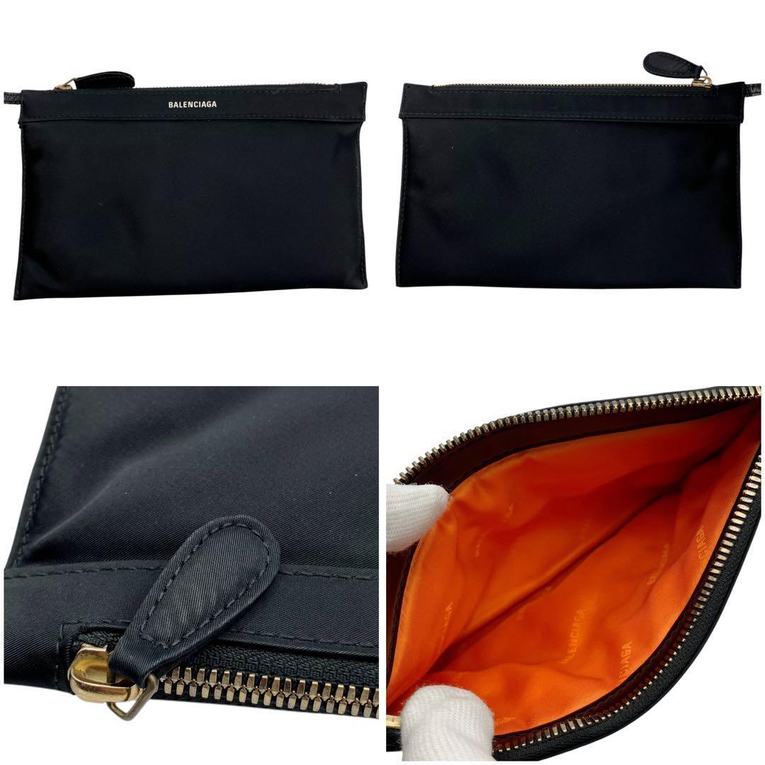 良品✨ バレンシアガ ネイビーカバスS ハンドバッグ ナイロン ブラック