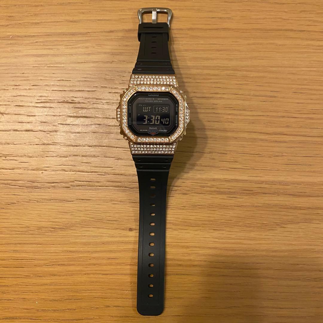 ケ*ン様 希少　カシオ　G-SHOCK GW-B5600 廃盤ダイヤモンドベゼル