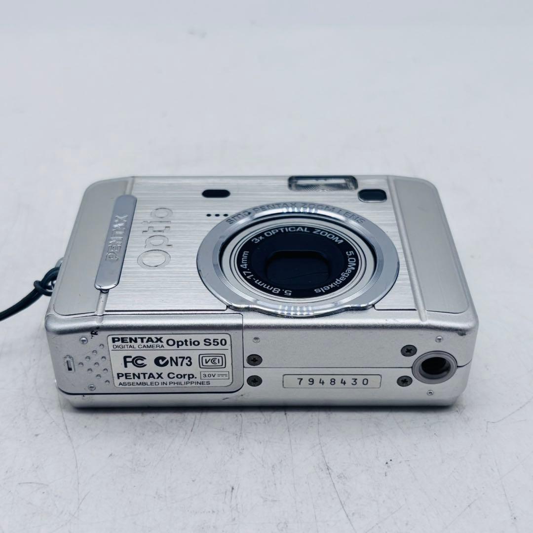【美品動作確認済み】PENTAX Optio S50 単三電池