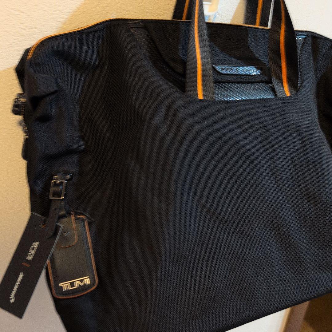 【中古】Tumi M-Tech Mテック ソフトサッチェル バッグ オレンジ