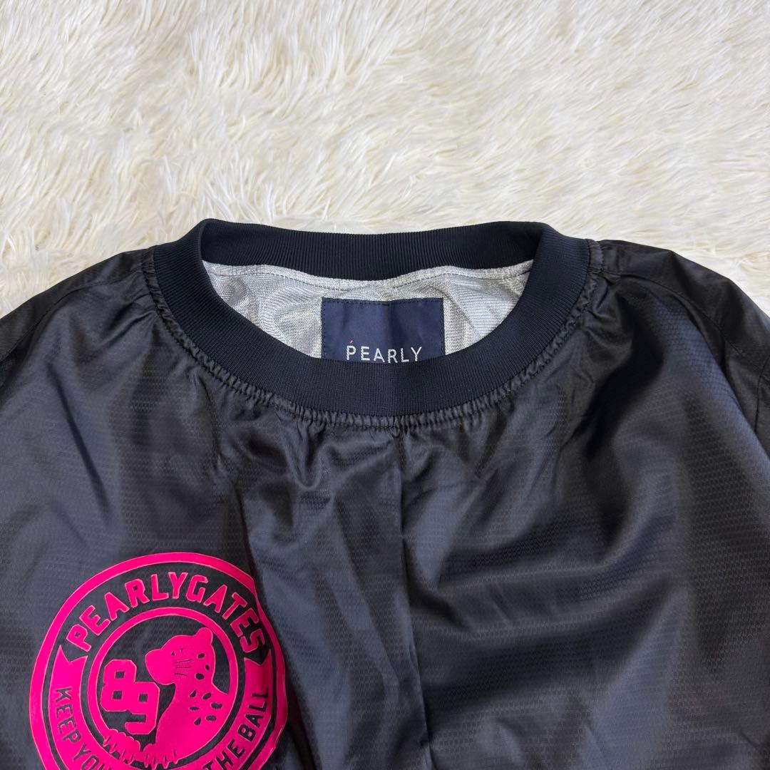 【パーリーゲイツ】美品 スニード ブラック ピンク 2サイズ レディース