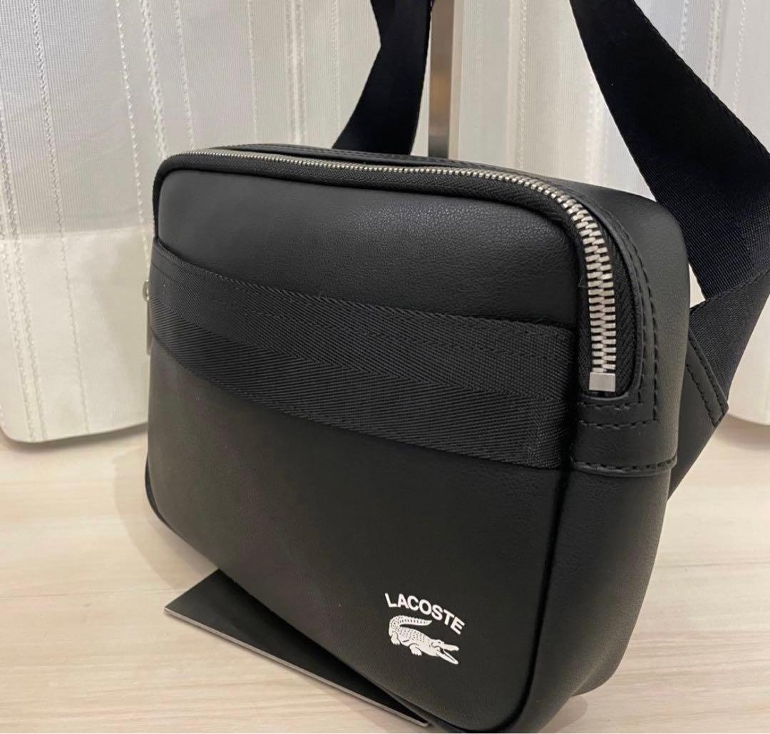 【極美品】LACOSTE ラコステ　ラコステプラクティス ショルダーバッグ　黒