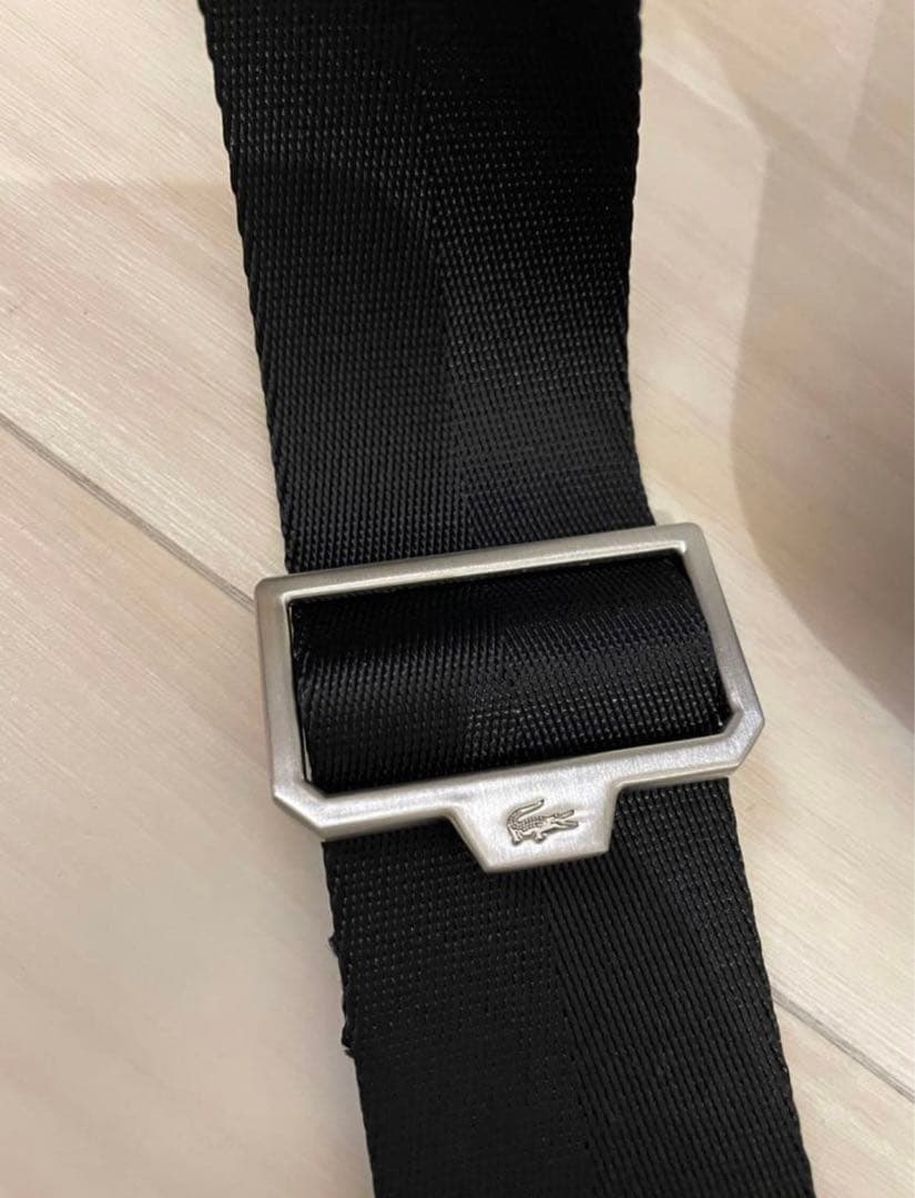 【極美品】LACOSTE ラコステ　ラコステプラクティス ショルダーバッグ　黒