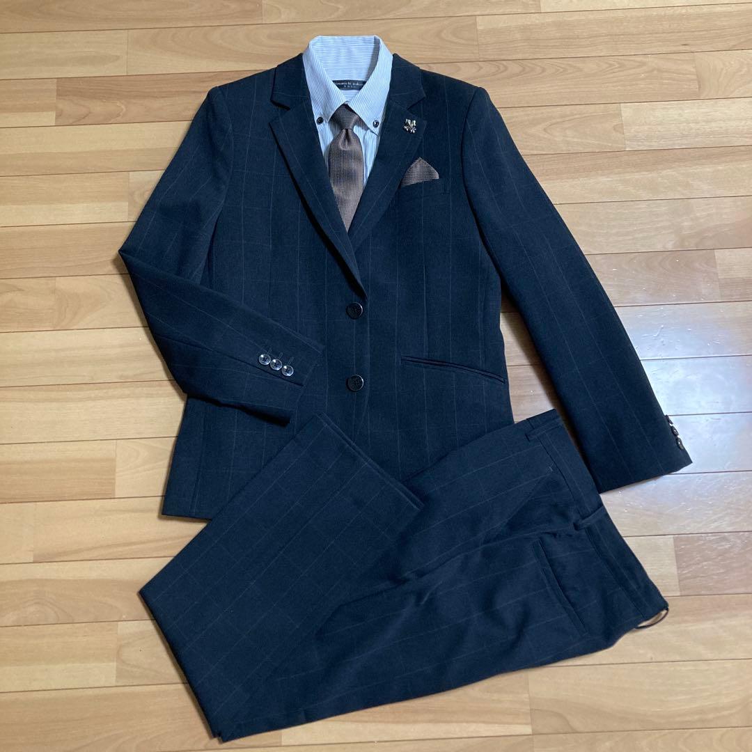 男の子160 フォーマルスーツ 5点セット 卒業式 キッズ ヒロミチナカノ