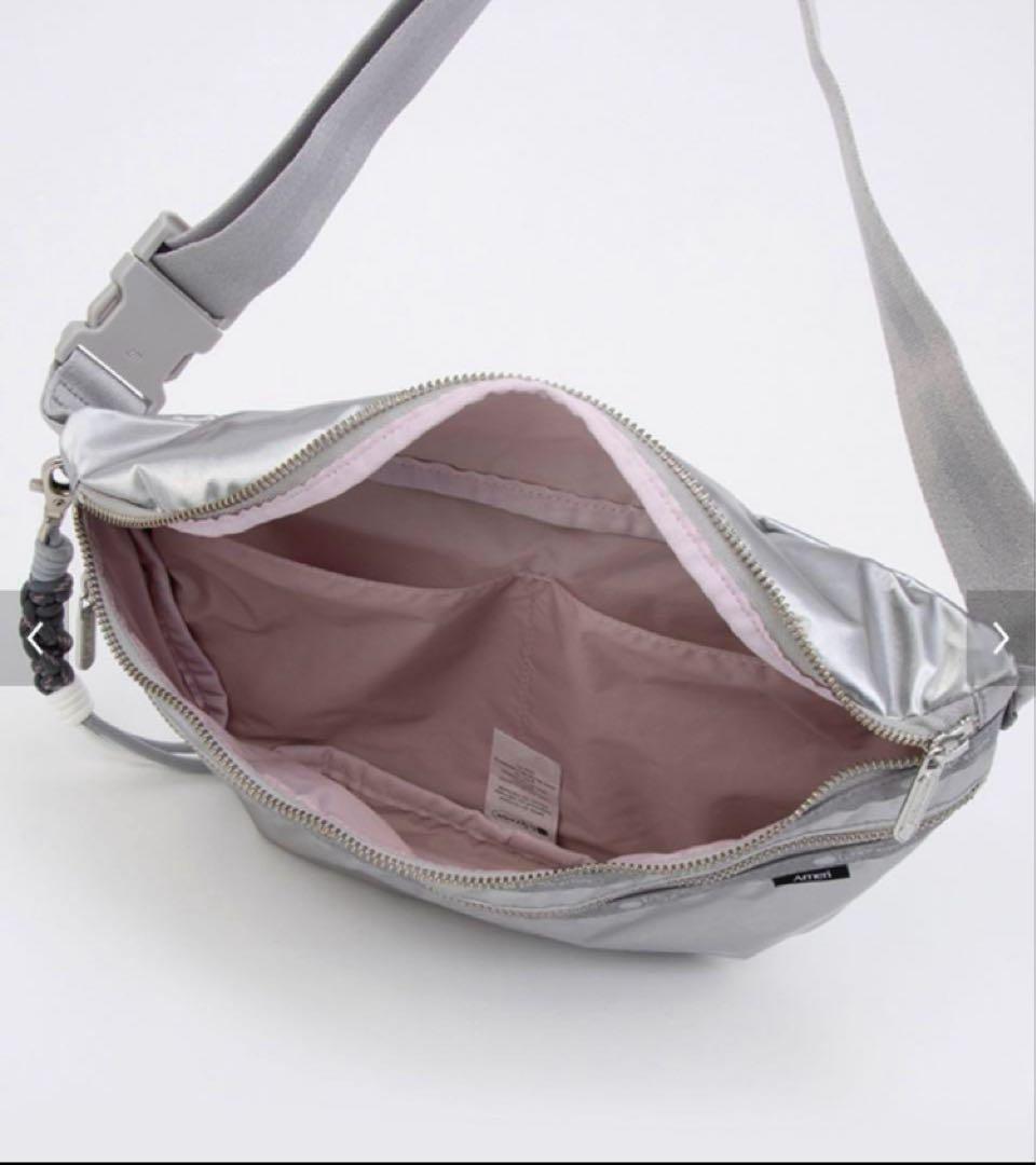 LeSportsac×Ameri レスポ　アメリ　ボディバッグ　シルバー