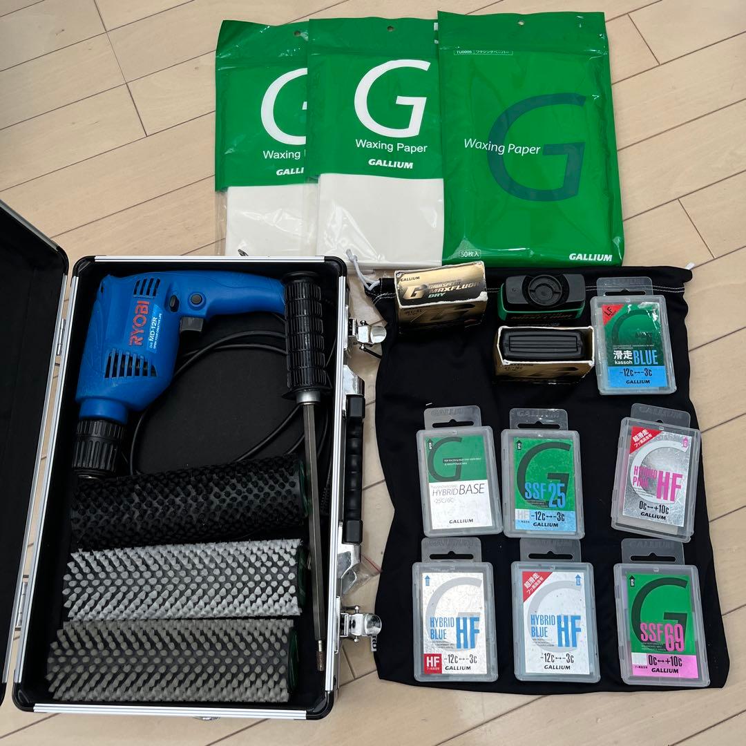 GALLIUM スノーボード ロトブラシ　セット　おまけ多数