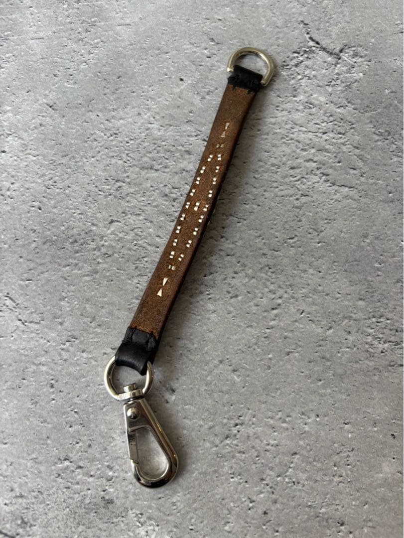 ウルフズヘッド WOLFS HEAD　コラボスタッズレザーキーチェーン