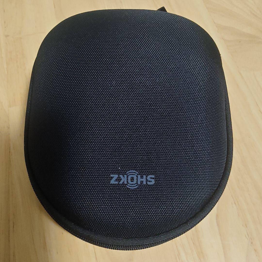 极美品 Shokz s810pro 骨伝導イヤホン 青 収納ケース付き