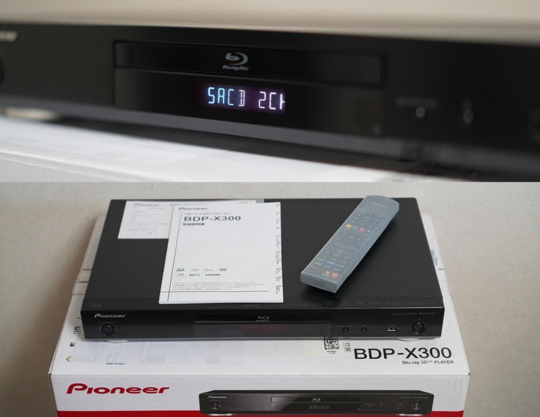 パイオニア ブルーレイプレーヤーBDP-X300 black