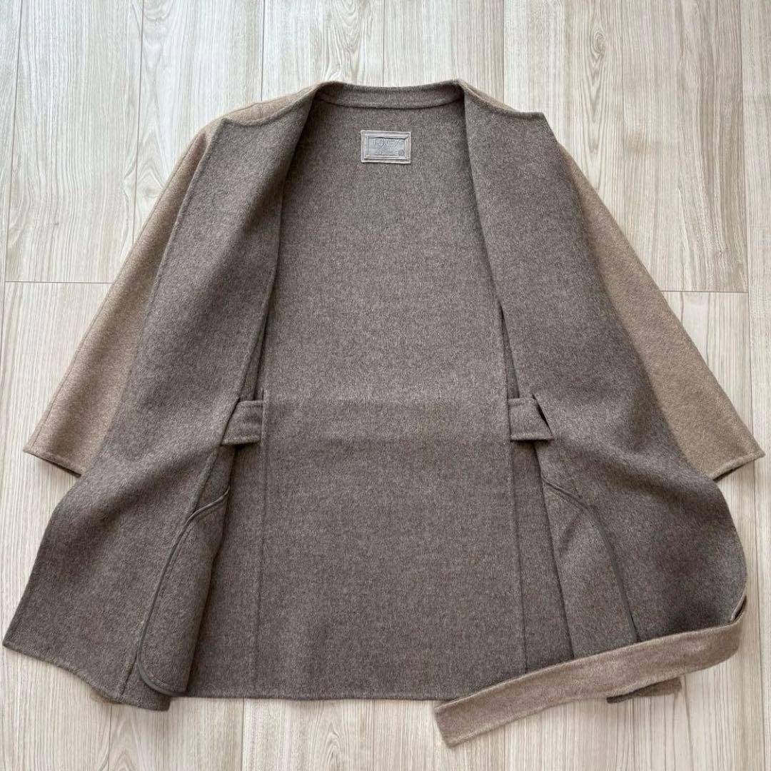 【極美品】FOXEY BOUTIQUE 現行 カシミヤ100% リバーコート L