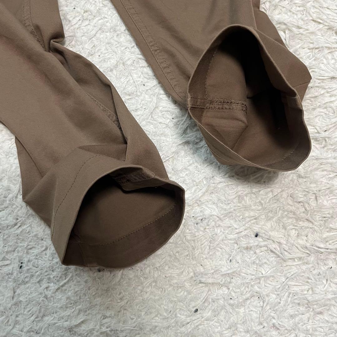 希少美品　GUCCI チノパン　ホースビット　レザーパッチ　金ボタン　ベージュ