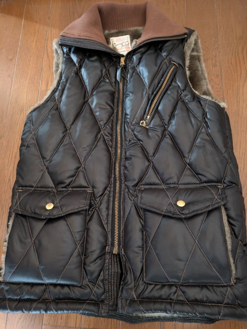 ウエストライド　レーシングダウンベスト　ジャケット　フラットヘッド