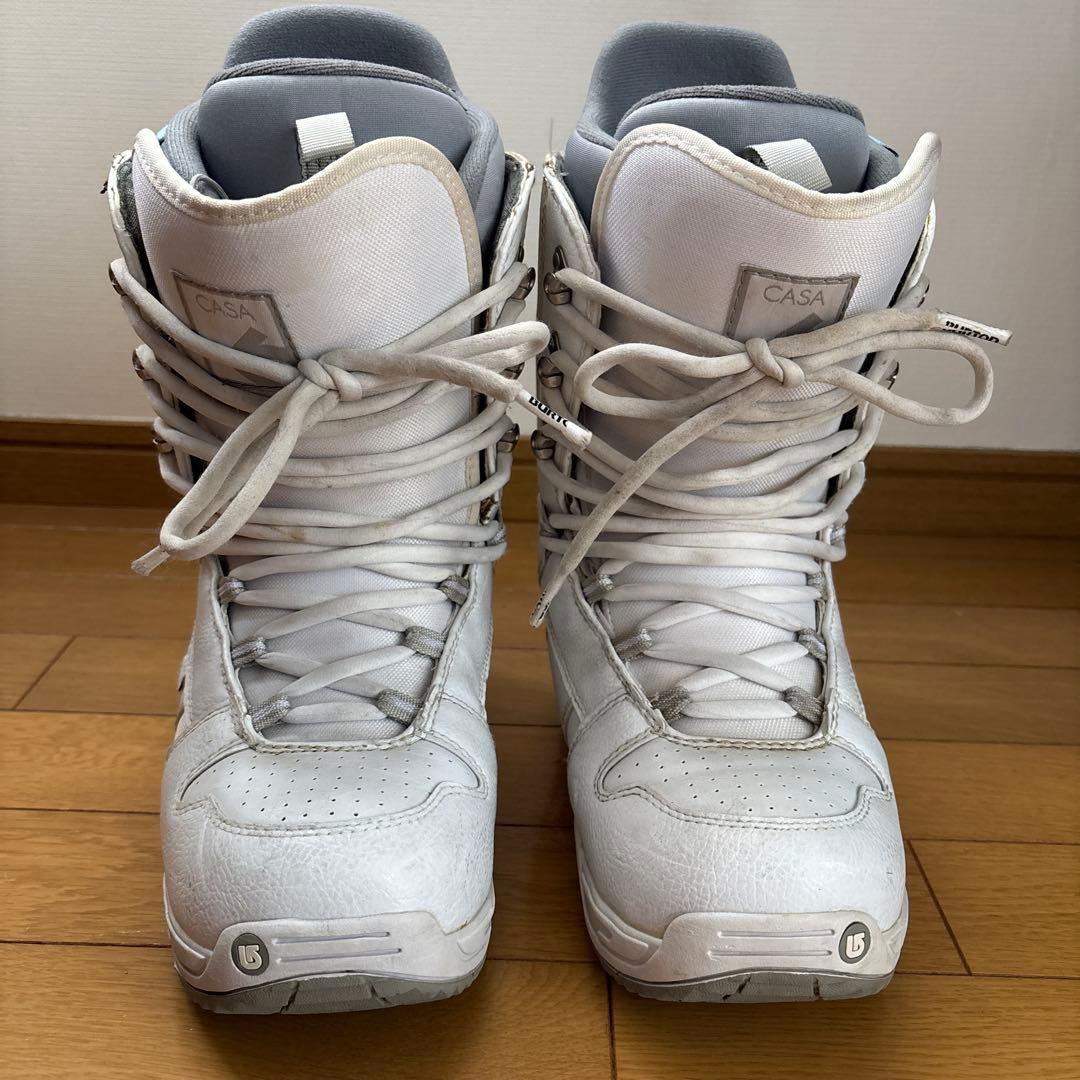 Burton バートン 25cm スノーボードブーツ白