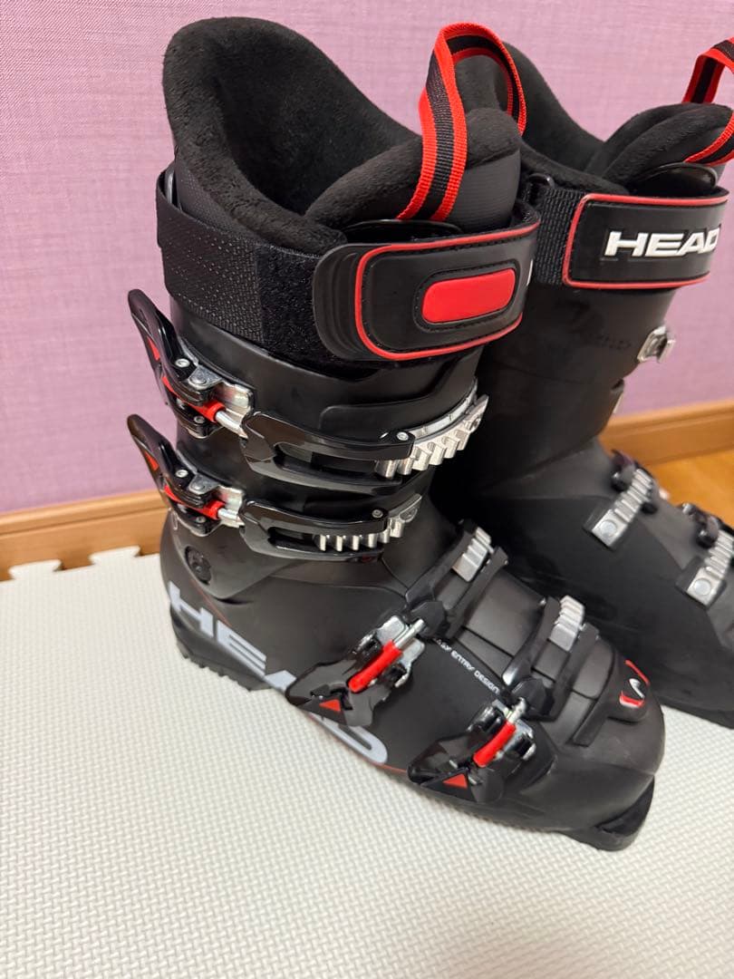 HEAD スキーブーツ ブラック/レッド 27/27.5cm
