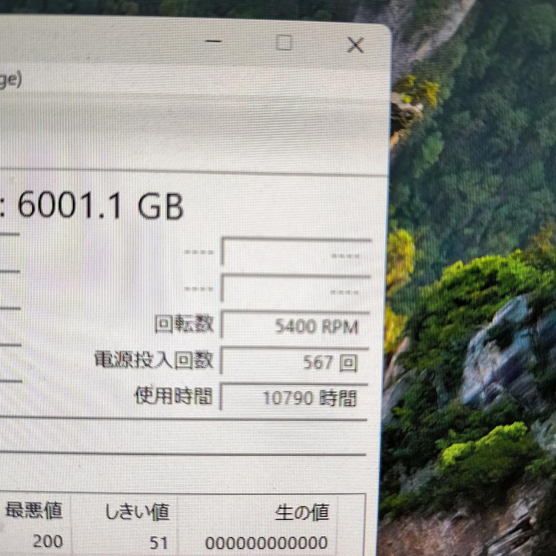 WD Blue 6TB 内蔵型ハードディスクドライブ WD60EZAZ HDD