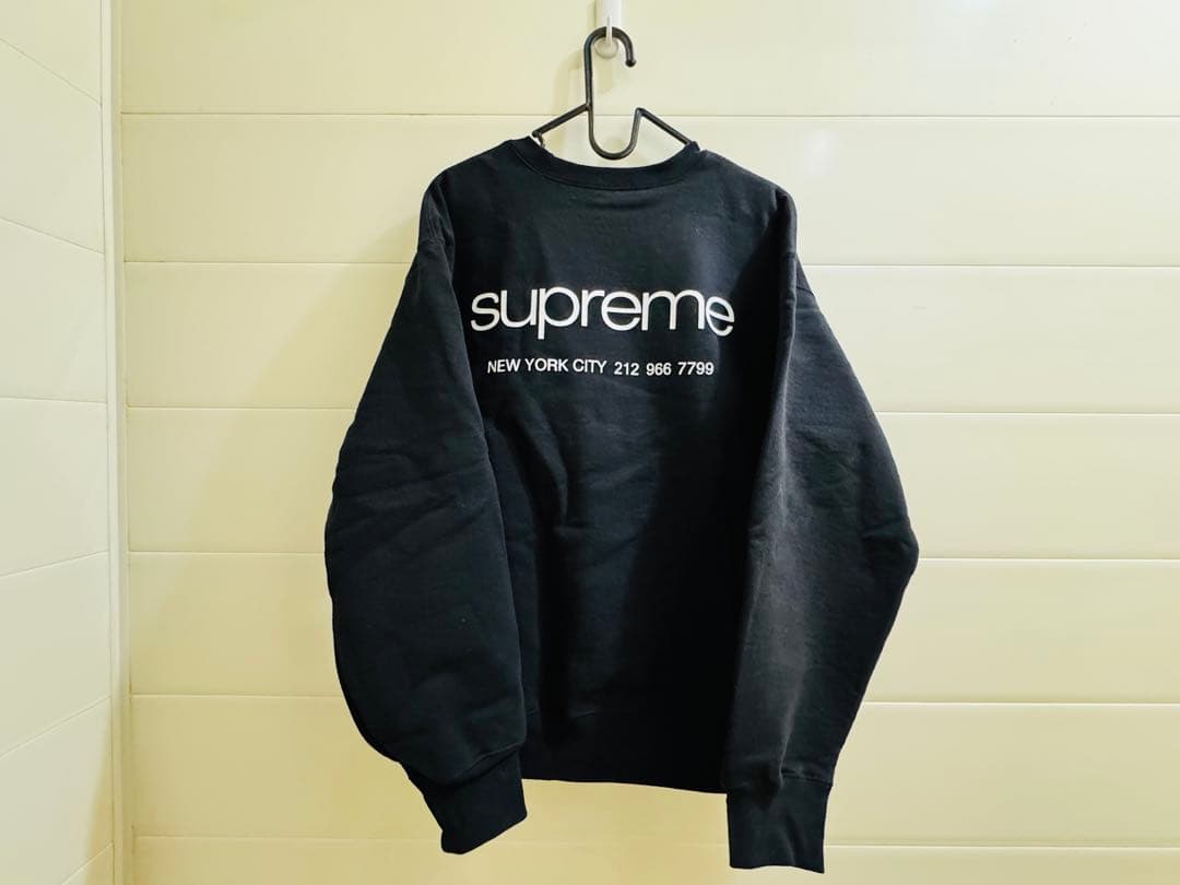 トップス Supreme Nyc Crewneck BLACK M