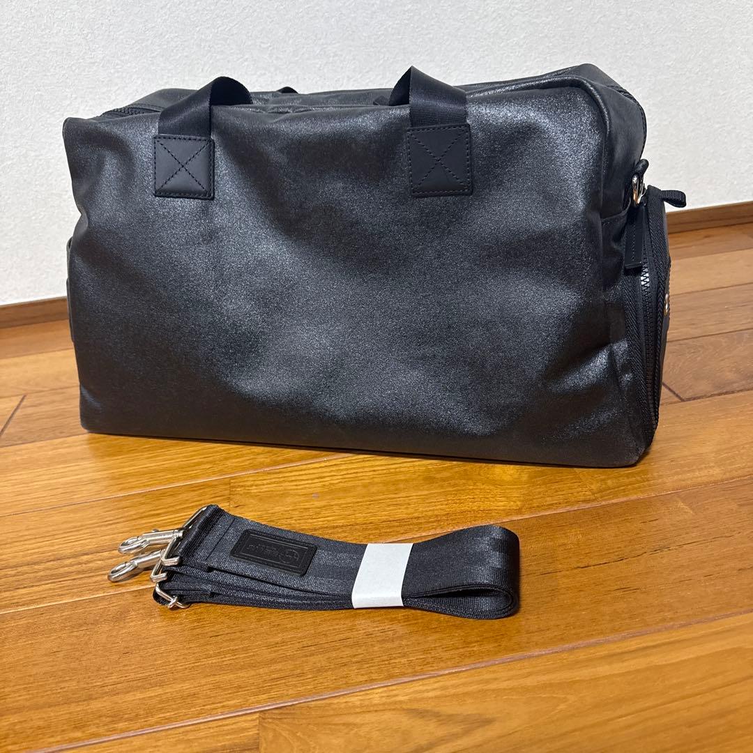 森野頒布 ボストンバッグ 中型 ブラック