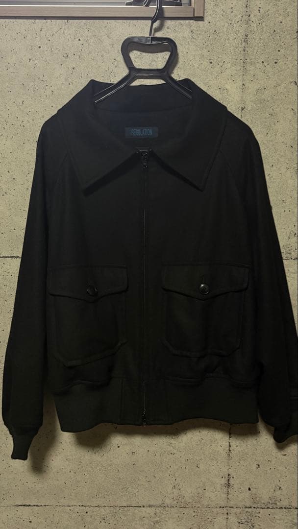 YOHJI YAMAMOTOブラック R-Flightジャケット(タグ付き)