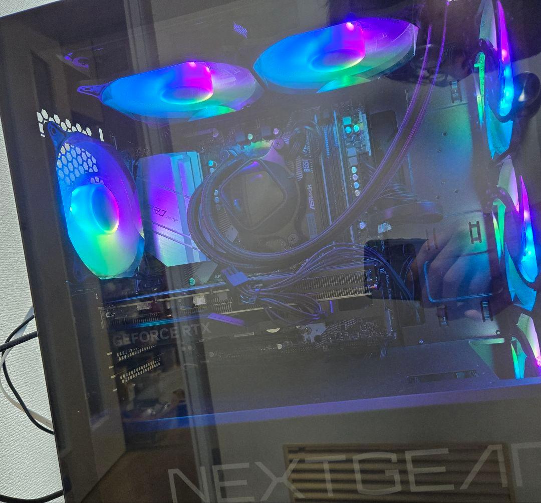 高性能 ゲーミングpc NEXTGEAR RTX4060Ti Wi-Fi