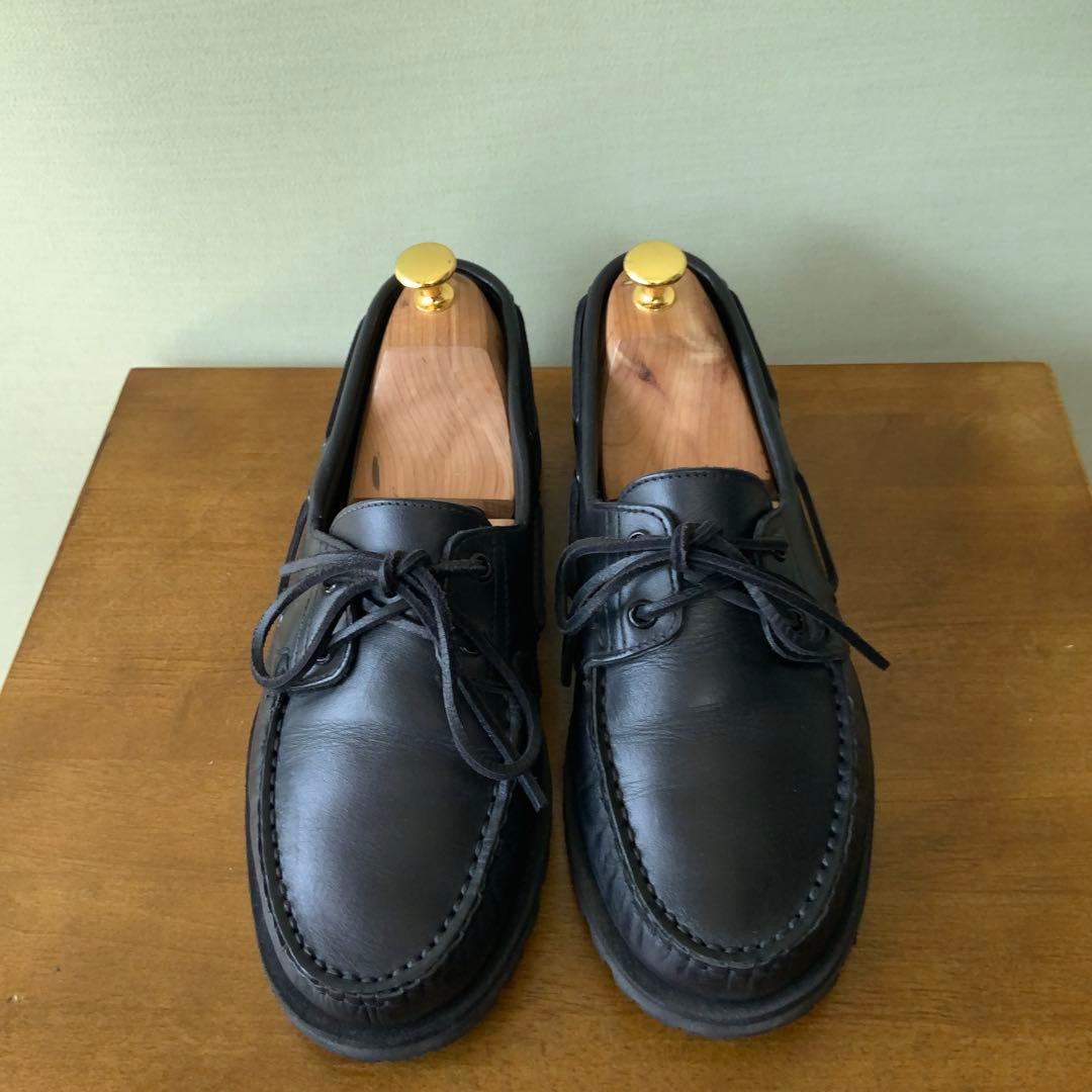 ParabootパラブーツMALOマロ デッキシューズ 7 ブラック